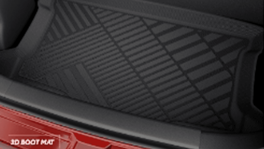 Boot mat view of a Toyota Glanza
