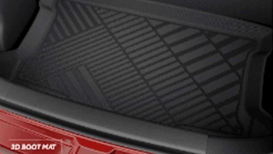 Boot mat view of a Toyota Glanza