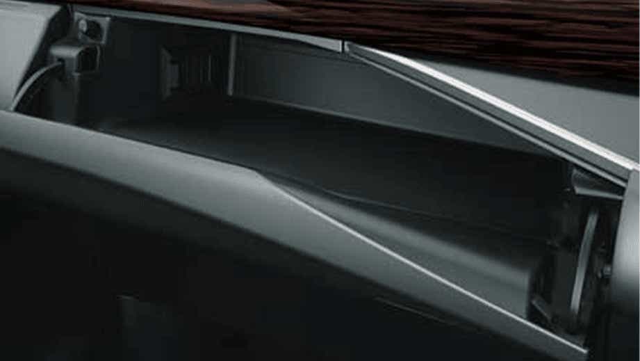 glove compartment of a Toyota Innova Crysta