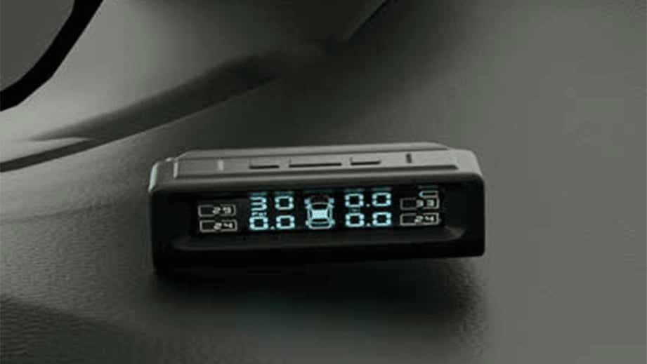 dashboard view of a Toyota Innova Crysta