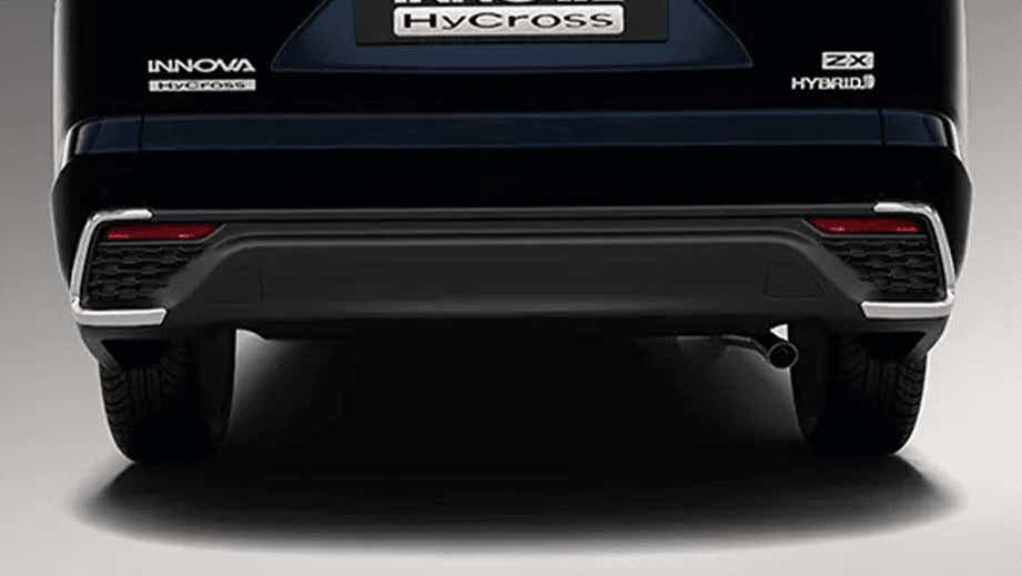 rear view of a Toyota Innova Hycross ZX Hybrid
