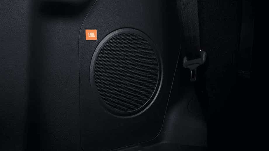 Close-up of speaker area in a Toyota Innova Hycross