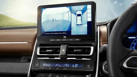 interior dashboard of a Toyota Innova Hycross