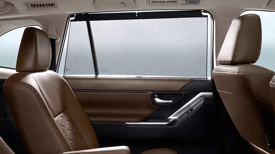 rear seat interior of a Toyota Innova Hycross