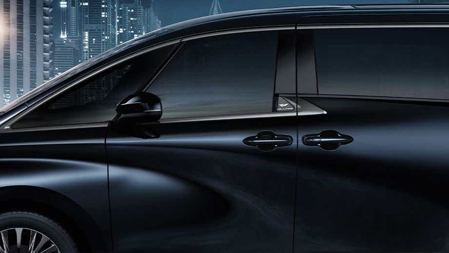 side view of a Toyota Vellfire