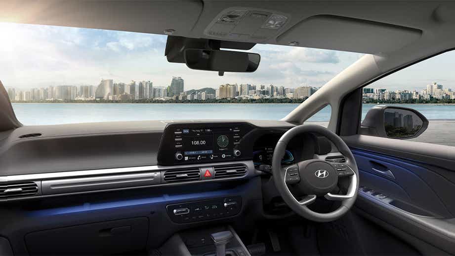 interior dashboard of a Hyundai Stargazer