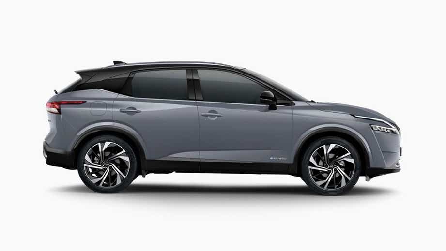 side profile of a Nissan Qashqai