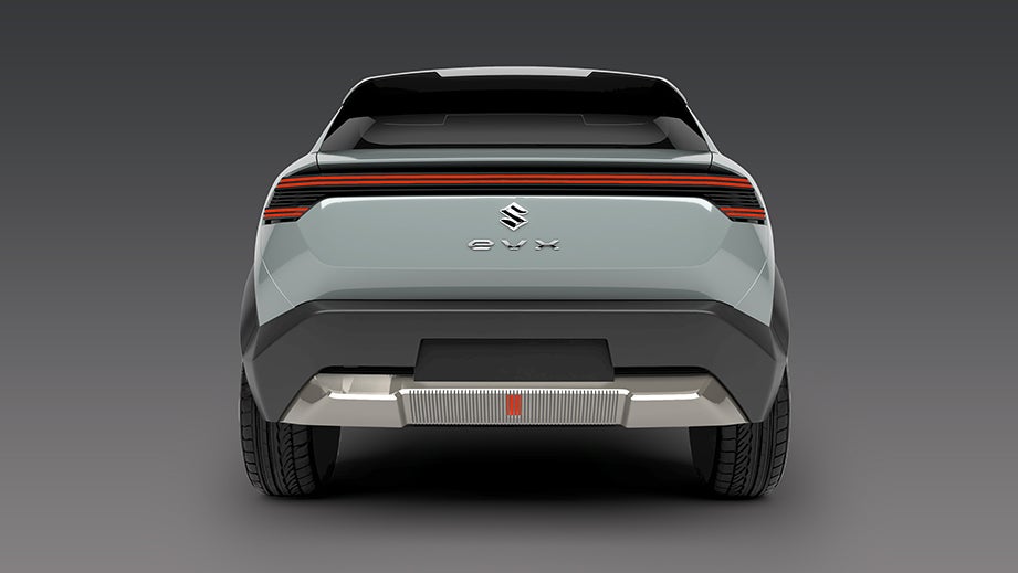 rear view of a Maruti Suzuki e Vitara