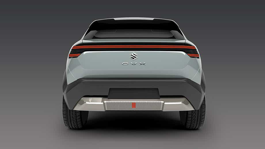 rear view of a Maruti Suzuki e Vitara