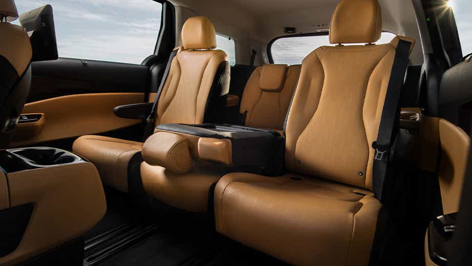 interior seating view of a Kia Carnival