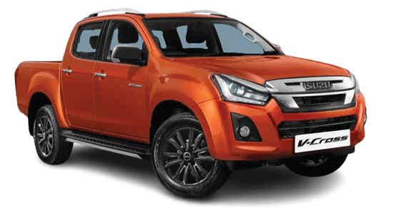front three-quarter of a Isuzu V-Cross