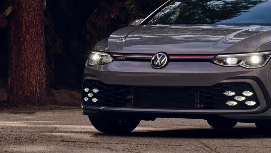 front view of a Volkswagen Golf GTi