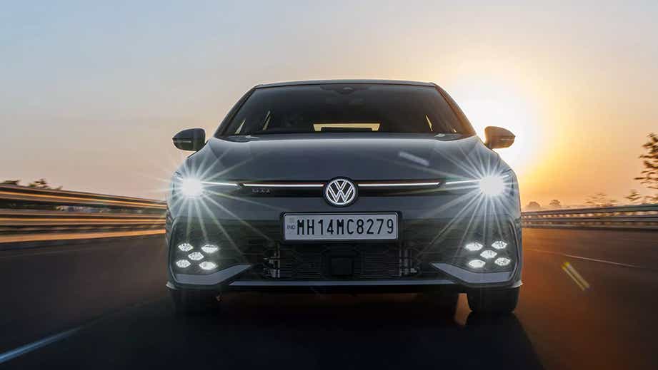 front view of a Volkswagen Golf GTi