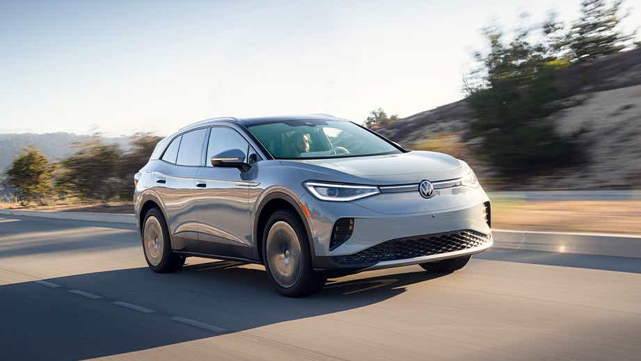 front three-quarter view of a Volkswagen ID 4