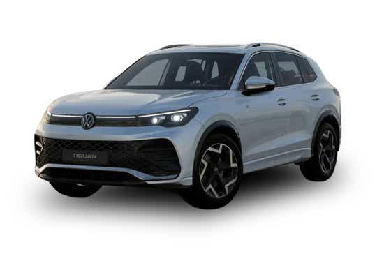 front three-quarter of a Volkswagen Tiguan
