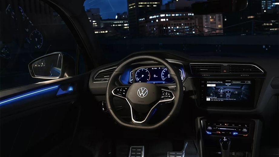 interior dashboard of a Volkswagen Tiguan 2021-2024