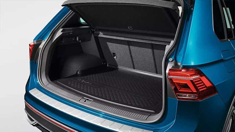 Open boot view of a Volkswagen Tiguan 2021-2024