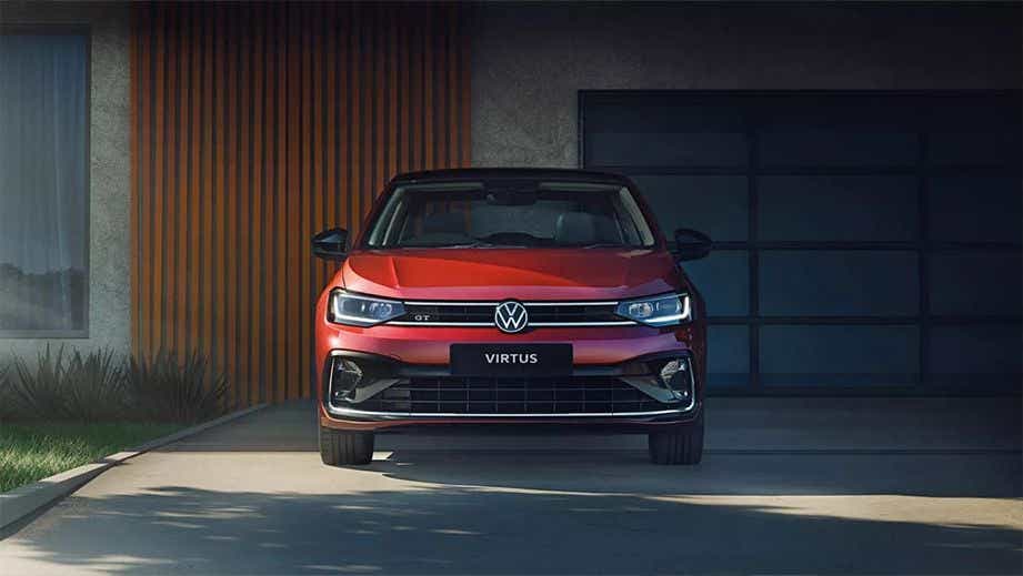 front view of a Volkswagen Virtus