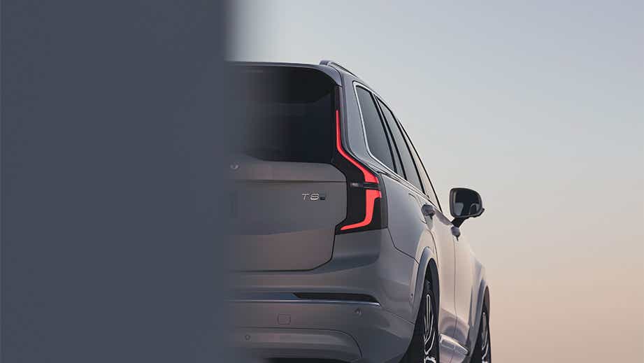 rear view of a Volvo XC90
