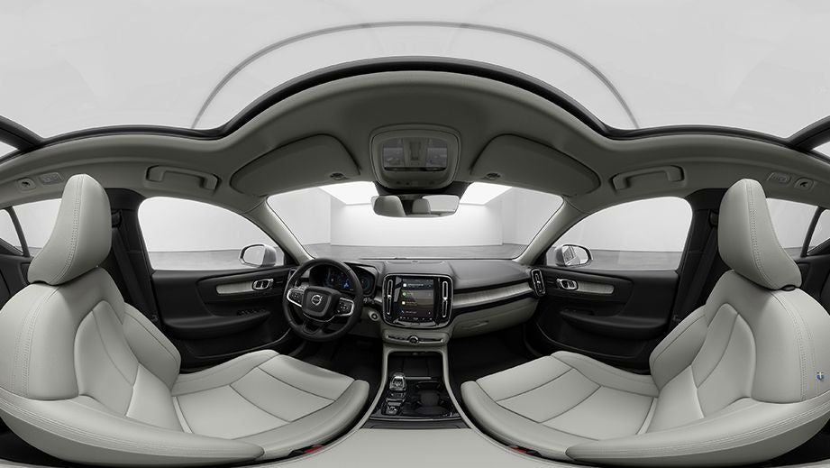 360-degree interior view of a Volvo XC40