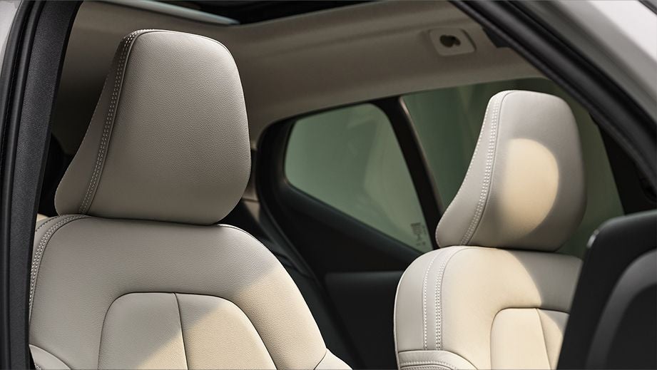 front seats of a Volvo XC40 interior