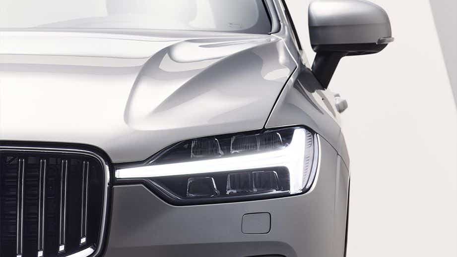 front headlight close-up of a Volvo XC60