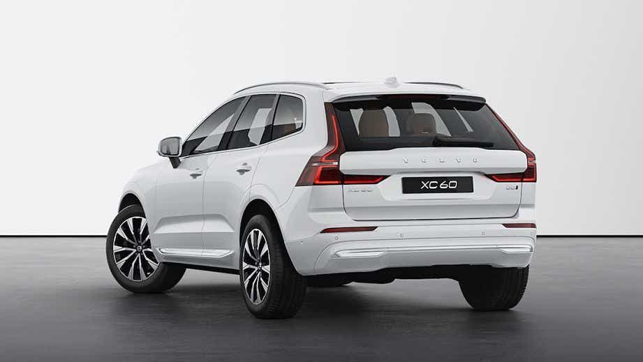 Rear three-quarter view of a Volvo XC60