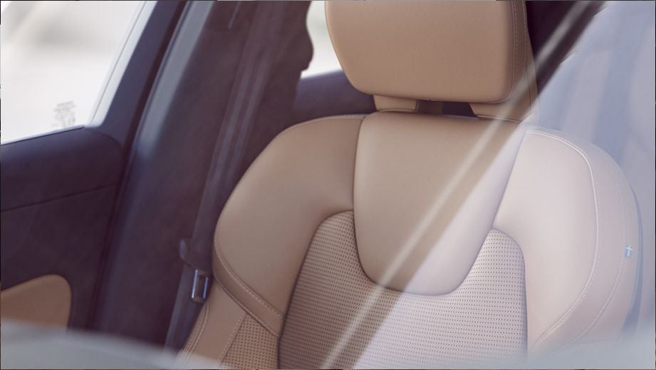 Front seat close-up of a Volvo XC60