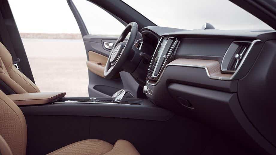 Interior dashboard of a Volvo XC60