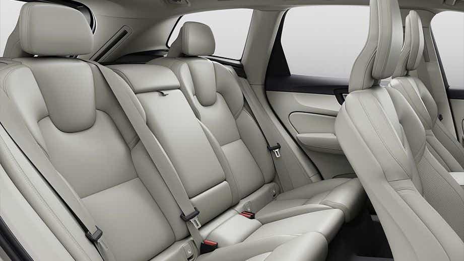 Interior rear seats of a Volvo XC60