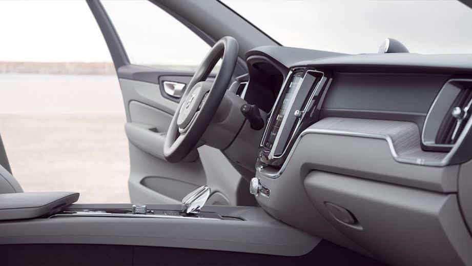 Interior dashboard of a Volvo XC60