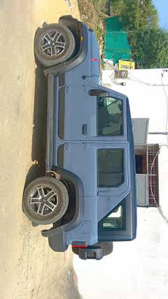 side view of a Mahindra Thar ROXX