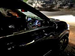 Interior dashboard and cockpit view of a Kia Sonet