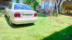 rear three-quarter of a Maruti Suzuki Baleno