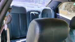 Rear seat view of a Maruti Suzuki Baleno