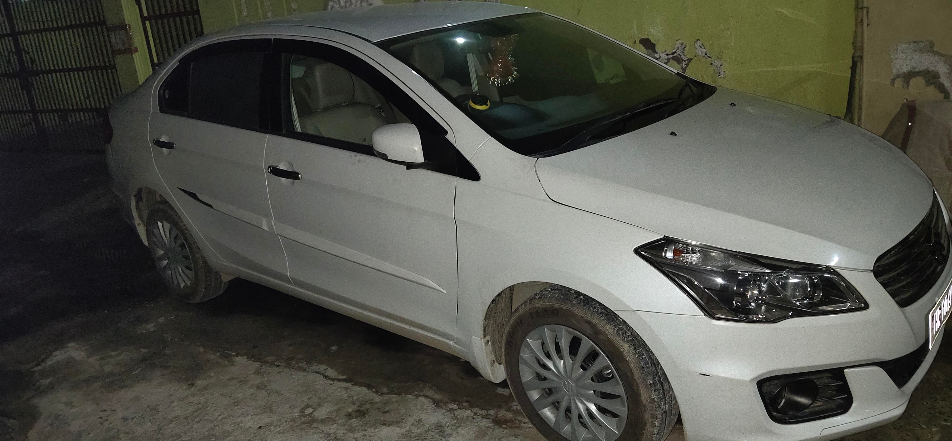 front-side view of a Maruti Suzuki Ciaz