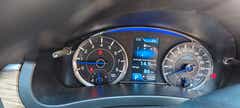 Instrument cluster of a Maruti Suzuki Baleno Smart Hybrid
