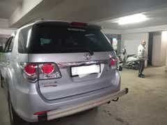 rear view of a Toyota Fortuner