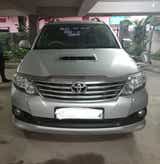 Front view of a Toyota Fortuner