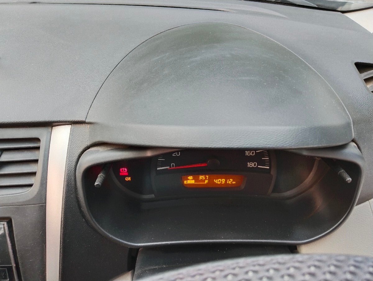 Instrument cluster of a Maruti Suzuki Celerio