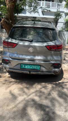rear view of a MG ZS EV
