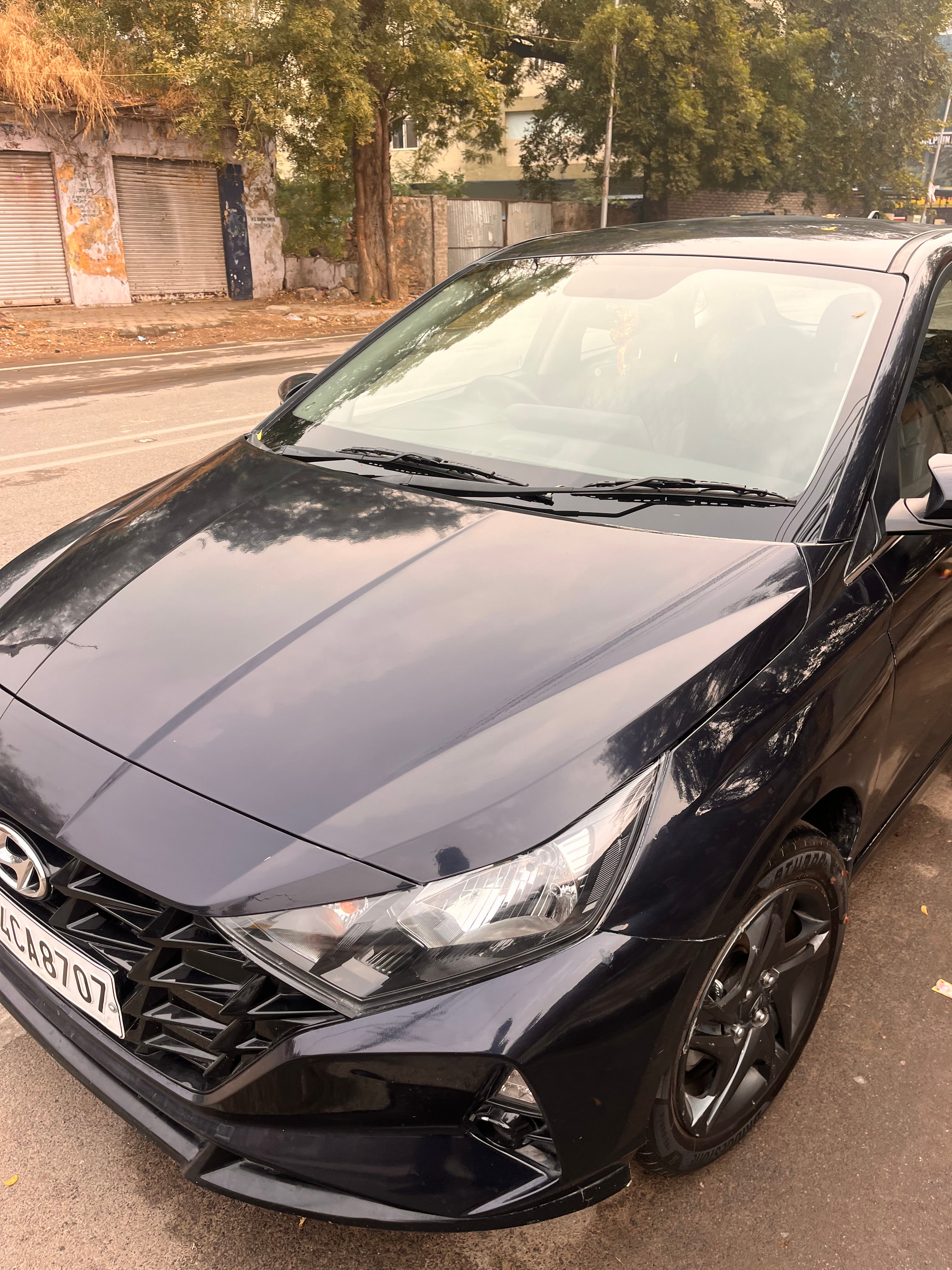 front three-quarter view of a Hyundai i20