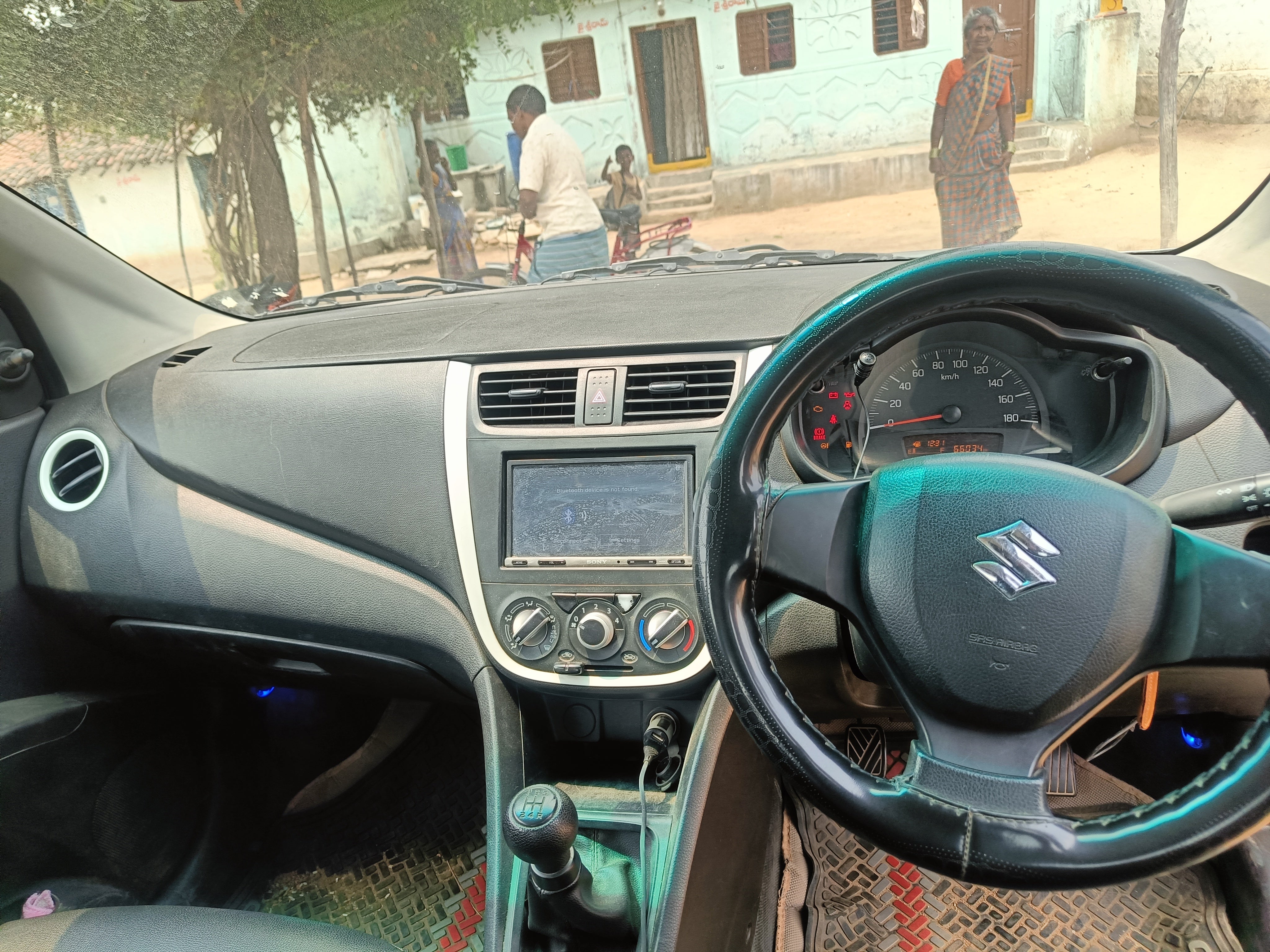 interior dashboard view of a Maruti Suzuki Celerio