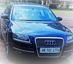 Front view of an Audi A6