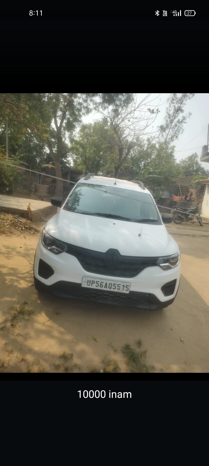 front view of a Renault Triber 2019-2024