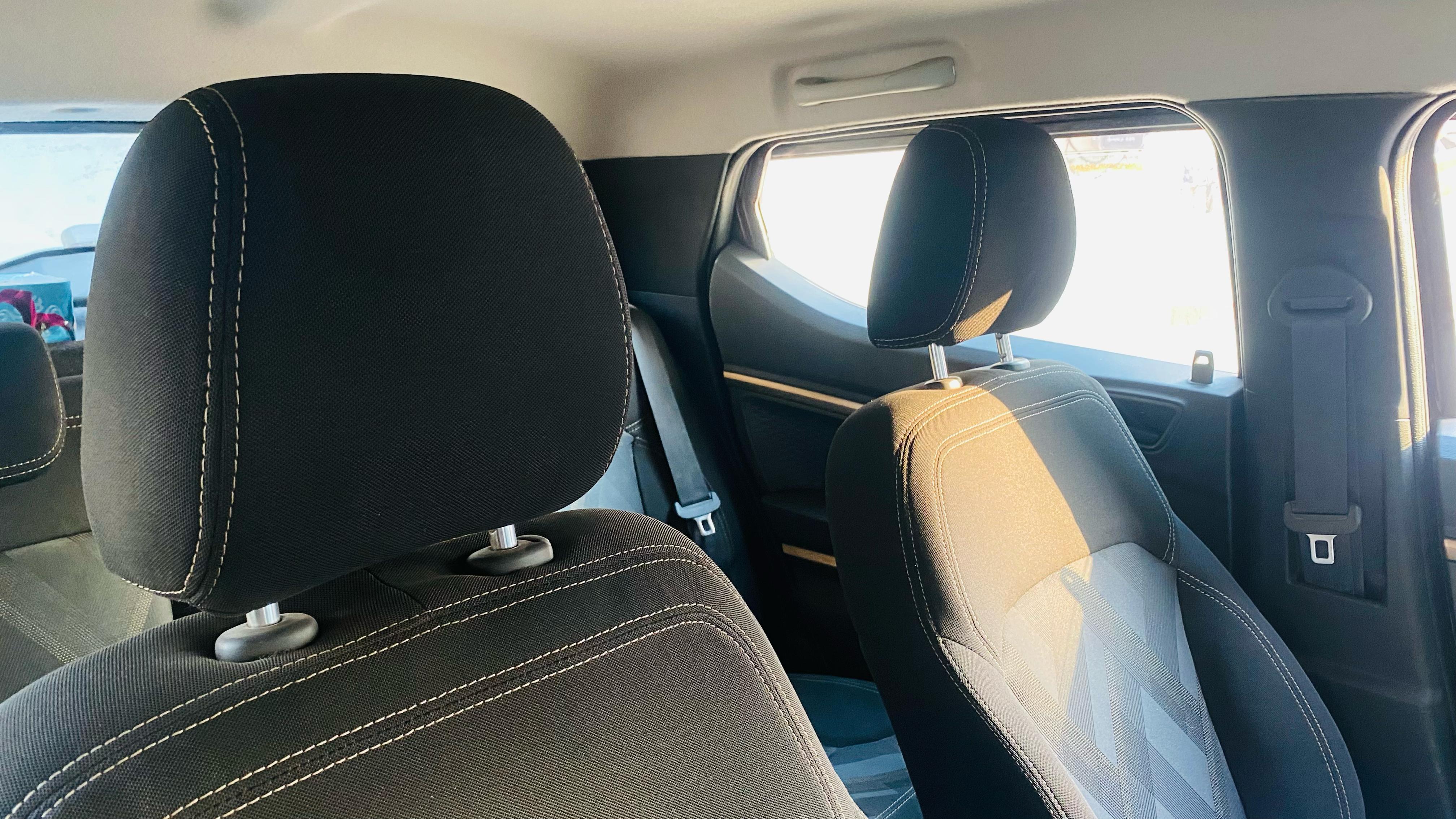 Front seats and headrests of a Renault Kiger 2023-2024 interior