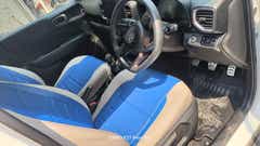 Interior dashboard and front seats of a Hyundai Venue