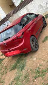 Rear three-quarter of a Hyundai i20