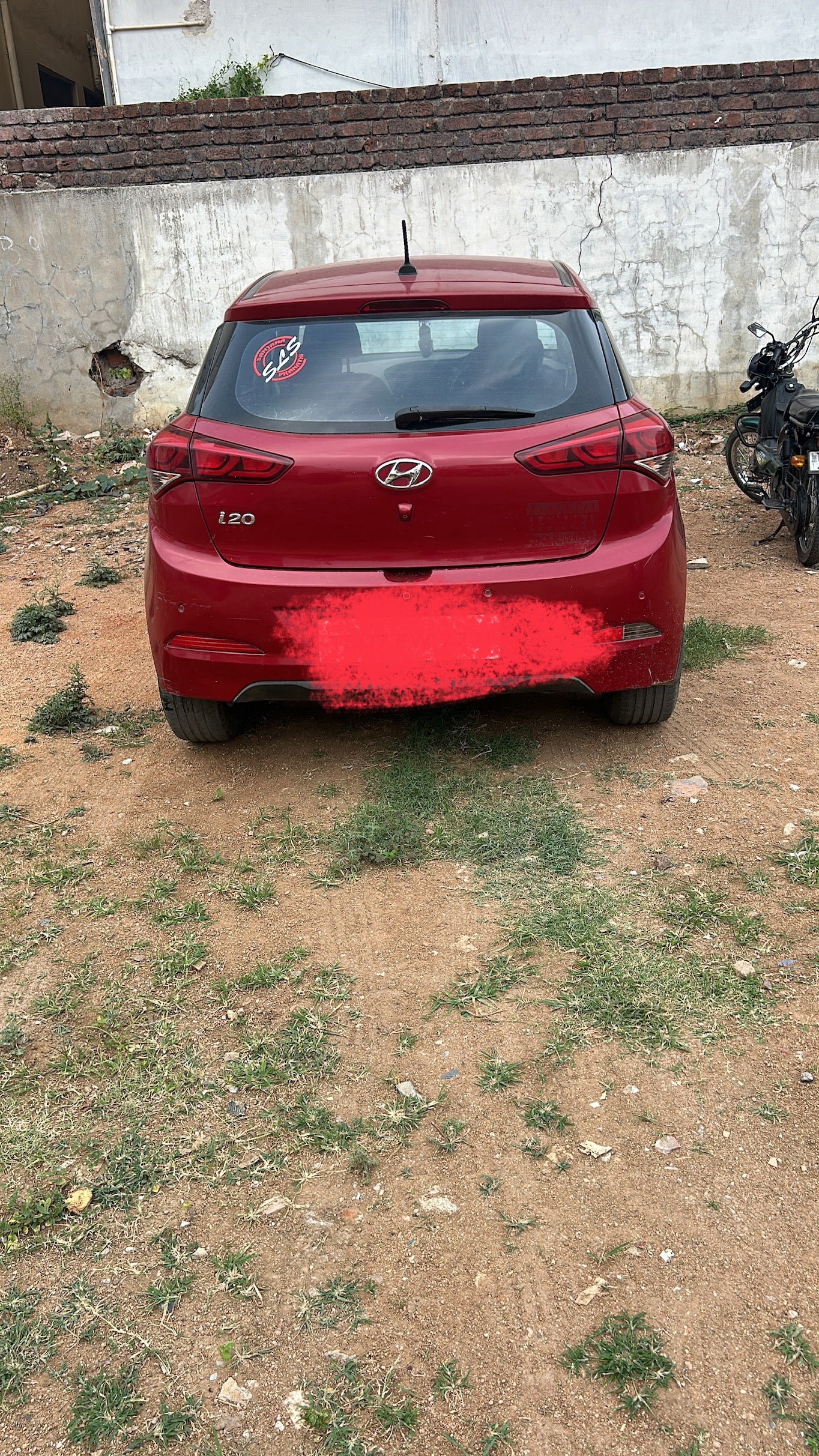 rear view of a Hyundai i20