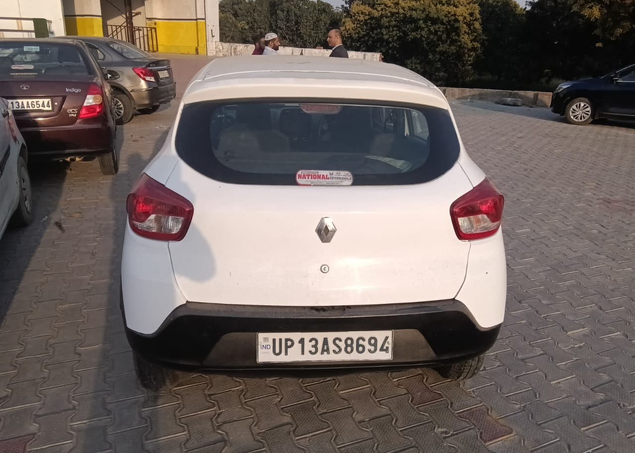 rear view of a Renault KWID